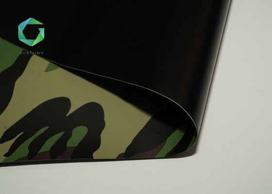 ผ้าไวนิลทอลายพราง 650gsm, ผ้าเต็นท์ป้องกันรังสียูวี Camo เกรดทหาร