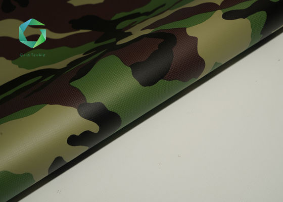 ผ้าไวนิลทอลายพราง 650gsm, ผ้าเต็นท์ป้องกันรังสียูวี Camo เกรดทหาร