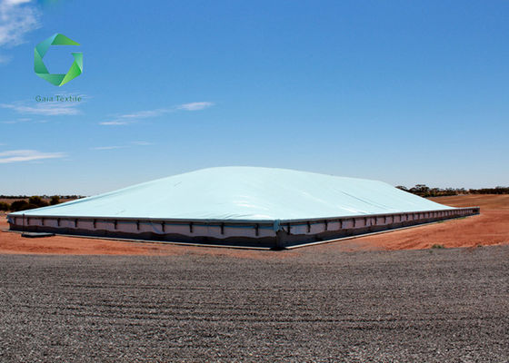 ผ้าลามิเนตกันน้ำ 500d, PVC 550gsm Grain Pile Tarps Vinyl Transportation